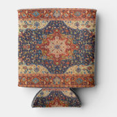 オリエンタルペルシャのトルコのカーペットパターン 缶クーラー (正面)