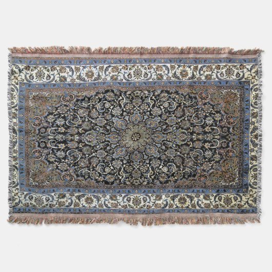 オリエンタルペルシャのトルコのパターン スローブランケット (正面)