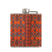 オリエンタルペルシャのトルコの模様、カーペット フラスク (裏面)