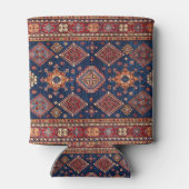 オリエンタルペルシャのトルコ絨毯パターン 缶クーラー (裏面)