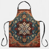 オリエンタルペルシャカーペットスノーフレーク エプロン (正面)