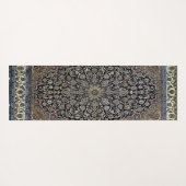 オリエンタルペルシャカーペットモノグラムパーソナライズされた- ヨガマット (裏面(横))