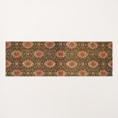 オリエンタルペルシャカーペットモノグラムパーソナライズされた- ヨガマット (裏面(横))