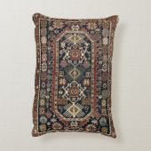 オリエンタルペルシャ美女19cラグ アクセントクッション (裏面(縦))