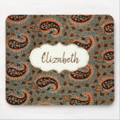 オリエンタルペルシャ語、トルコ語ペイズリー-パーソナライズされた マウスパッド (正面)