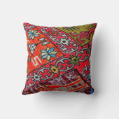 オリエンタルペルシャ、トルコ模様、カーペット クッション (裏面)