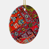 オリエンタルペルシャ、トルコ模様、カーペット セラミックオーナメント (右)