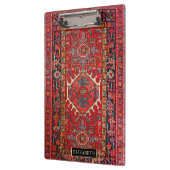 オリエンタルペルシャ、トルコ模様、赤 – 名前 クリップボード (左)