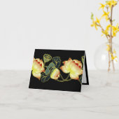 オリエンタルポピーのノートカード空白の- カード (黄色い花)