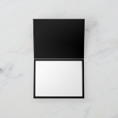 オリエンタルポピーのノートカード空白の- カード (内部)