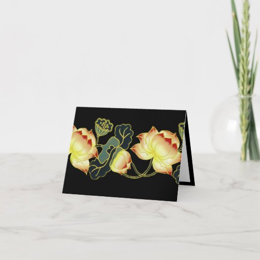 オリエンタルポピーのノートカード空白の- カード (正面)