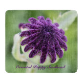 オリエンタルポピーシードヘッドフローラ カッティングボード (正面)