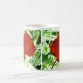 オリエンタルポピー2枚フラワーフォト コーヒーマグカップ (中央)