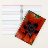オリエンタルポピー ノートブック (内側)
