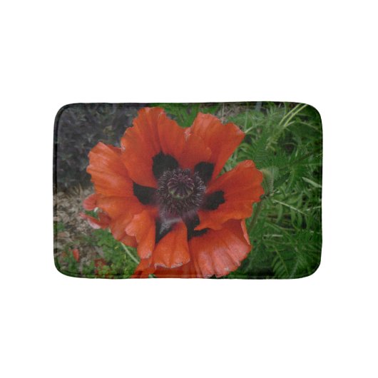 オリエンタルポピー バスマット (正面)