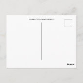 オリエンタルポピー（パパバーオリエンターレ） ポストカード (裏面)