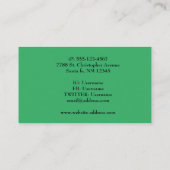 オリエンタルポピー 名刺 (裏面)