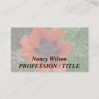 オリエンタルポピー 名刺