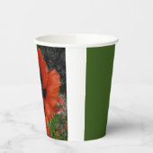 オリエンタルポピー 紙コップ (左)