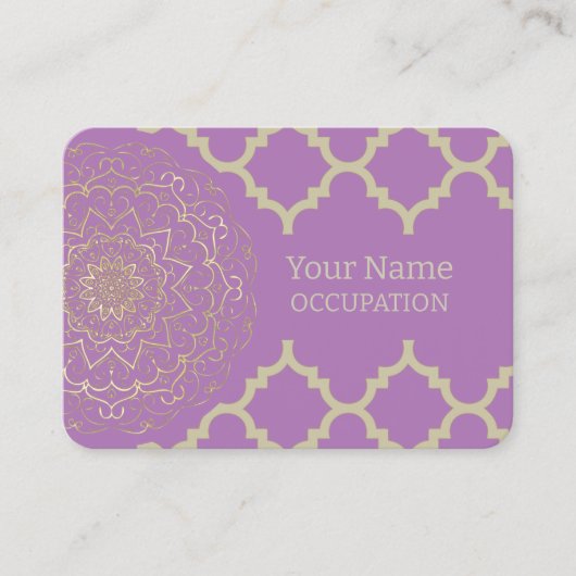 オリエンタルマンダラ – 名刺 (正面)