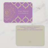 オリエンタルマンダラ – 名刺 (正面/裏面)