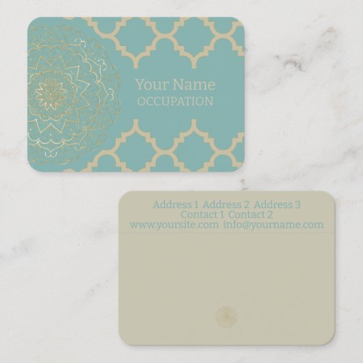 オリエンタルマンダラ – 名刺 (正面/裏面)