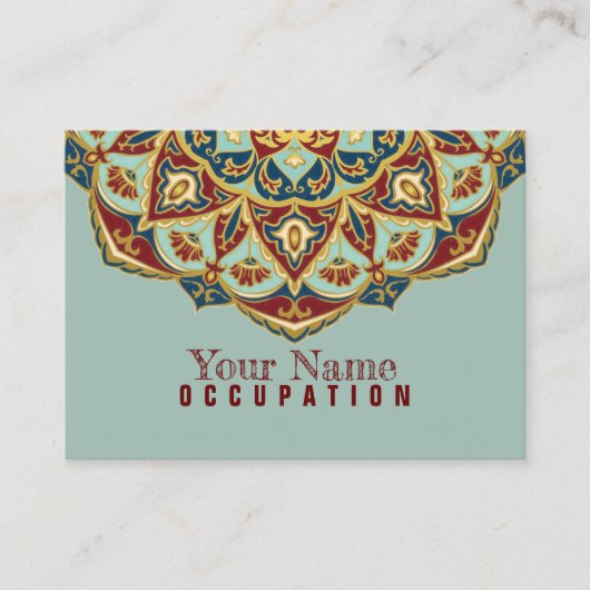 オリエンタルマンダラ – 名刺 (正面)