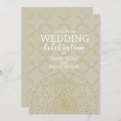 オリエンタルマンダラ – 結婚式招待状カード 招待状 (正面/裏面)