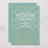 オリエンタルマンダラ – 結婚式招待状カード 招待状 (正面/裏面)