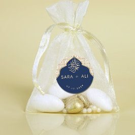 オリエンタルムスリム結婚ズの青 ラウンドシール