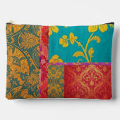 オリエンタルモロッコカラーズパターン – コスメティックバッグ アクセサリーポーチ (正面)