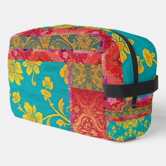オリエンタルモロッコカラーズパターン – トイレタリーバッグ ドップキット (左コーナー)