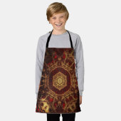 オリエンタルラグのエプロン エプロン (着用した状態)