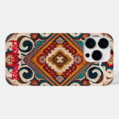 オリエンタルラグのペルシャじゅうたん iPhoneケース (裏面横)