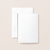 オリエンタルラグルックゴールデンフォイルカード 箔カード (裏面封筒付き)