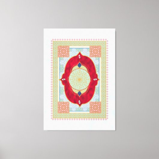 オリエンタルラグ – キャンバス印刷 キャンバスプリント (正面)