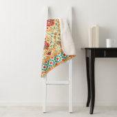 オリエンタルラグ、フローラ装飾パターン。 シェルパブランケット (インサイチュ)