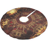 オリエンタルラグ ブラッシュドポリエステルツリースカート (アングル)