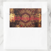 オリエンタルラグ 長方形シール (バッグ)