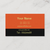 オリエンタルラグno3 名刺 (裏面)