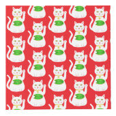 オリエンタルラッキーキャットカスタムフォトアップロード フォトキューブ (右)