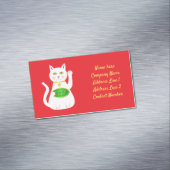 オリエンタルラッキーキャットカスタム マグネット名刺 (インサイチュ)