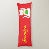 オリエンタルラッキーキャット名前をカスタムする ボディピロー (裏面 (縦))