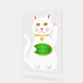 オリエンタルラッキーキャット アクリルサイン (傾斜)