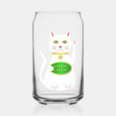 オリエンタルラッキーキャット ガラス缶 (正面)