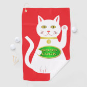 オリエンタルラッキーキャット ゴルフタオル (インサイチュ)