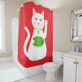 オリエンタルラッキーキャット シャワーカーテン (インサイチュ)