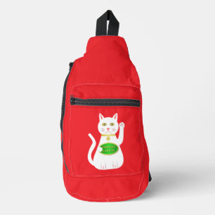 オリエンタルラッキーキャット スリングバッグ