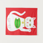 オリエンタルラッキーキャット タペストリー (正面(横))