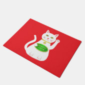 オリエンタルラッキーキャット ドアマット (アングル)